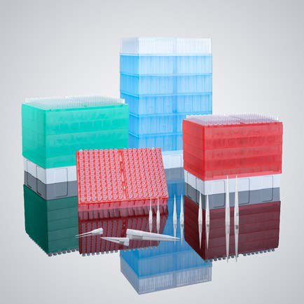 Brand R tip – colored tip boxes (photo)