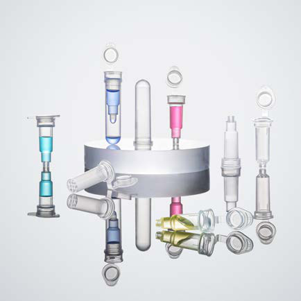 Purification columns / spin columns with collection tubes (photo)