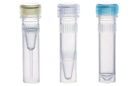 Short-cap screw tubes 0.5 / 1.5 / 2.0 mL (photo)