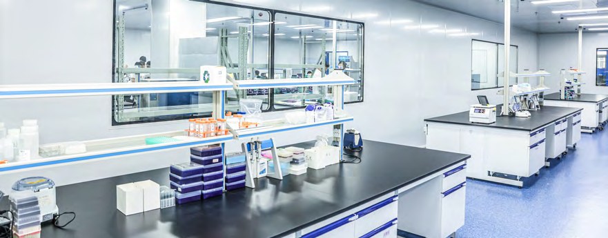 Modern molecular biology laboratory (photo)