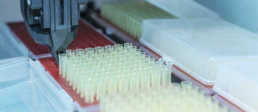 Automated liquid-handling workstation (photo)